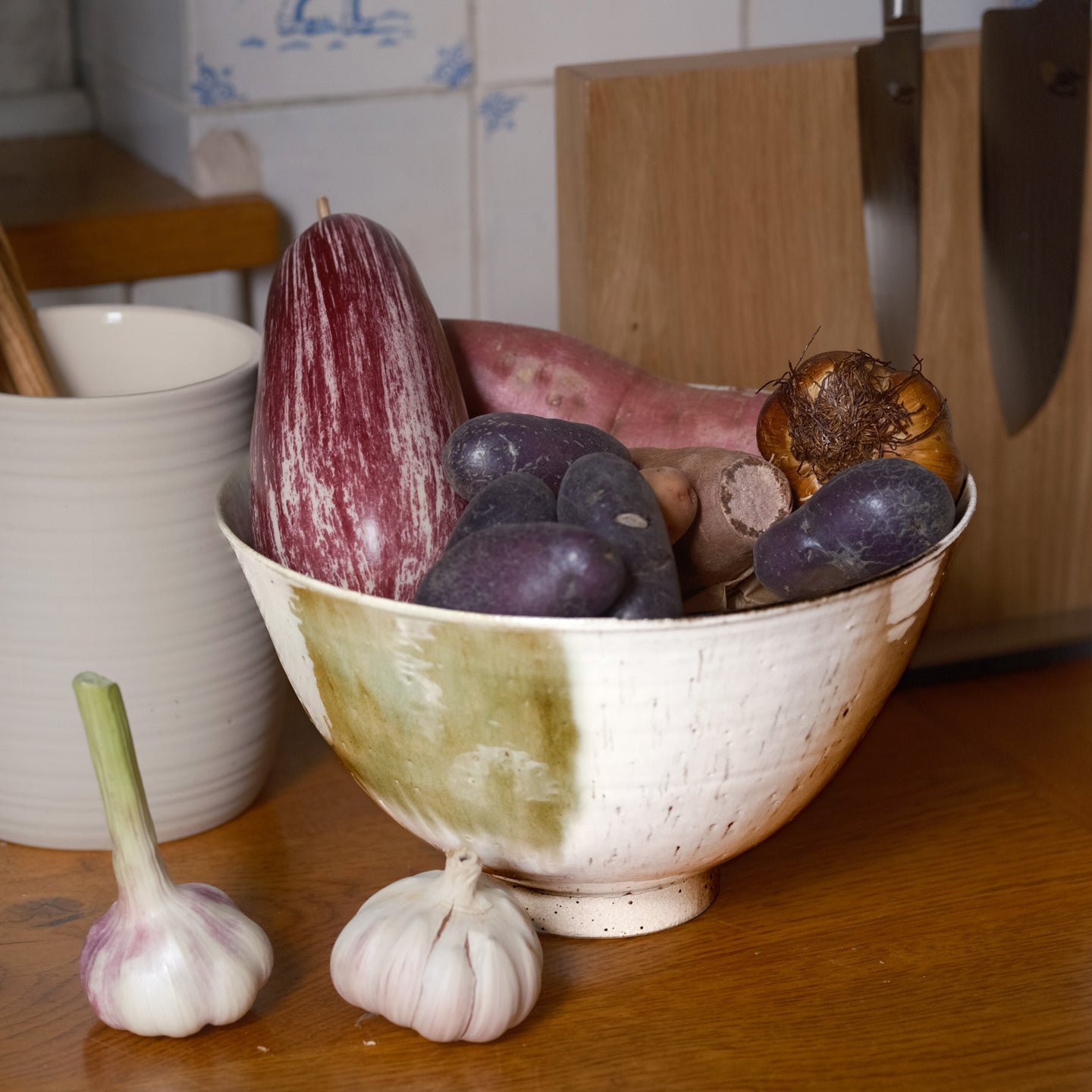 Stunning Modern Ceramic Tableware from HAND Studio Tide Serving Bowl