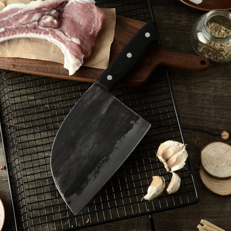Couteau de chef serbe fait à la main et couperet à viande