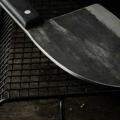 Couteau de chef serbe fait à la main et couperet à viande