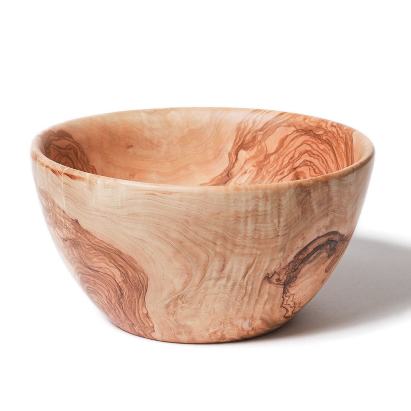 Elegant Berard Olivewood Ceramic Salad Bowl with rustic touch