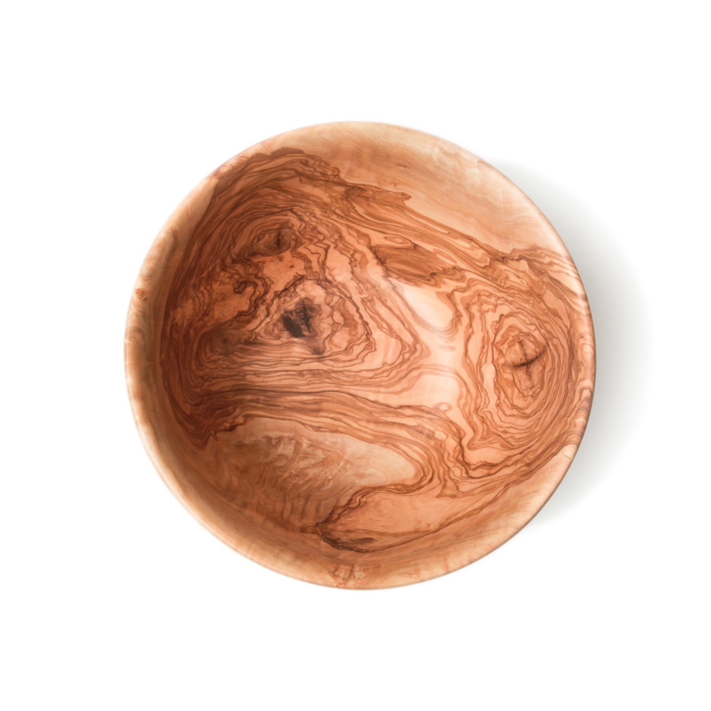 Berard Ceramic Salad Bowl featuring unique olivewood design