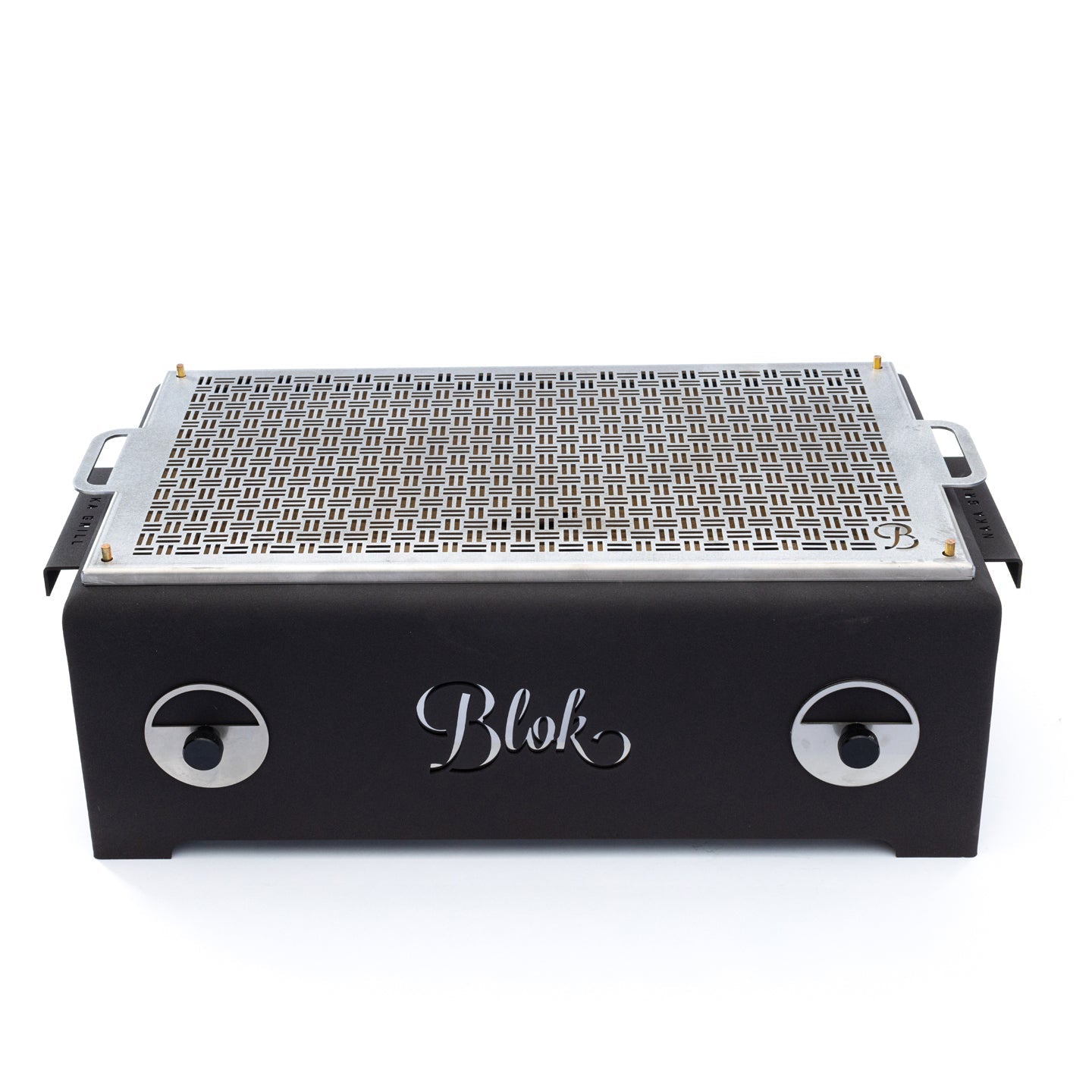 Blok Naka table grill in black for outdoor entertaining and grilling