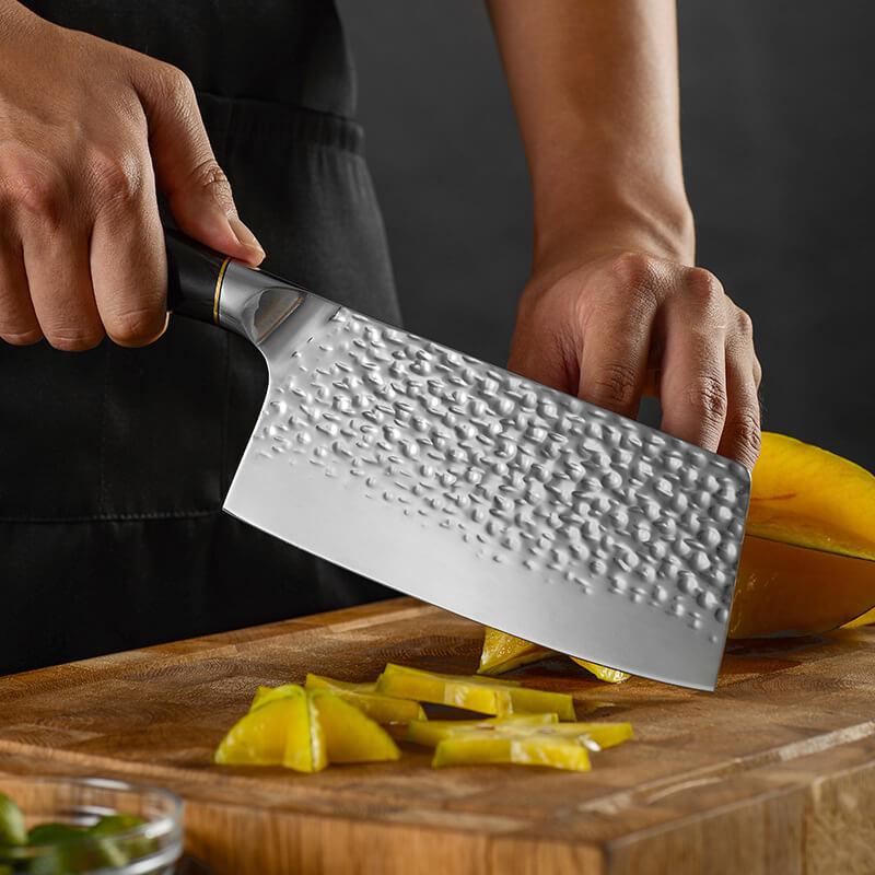 Couteau chinois à viande - couteau forgé de 7 pouces