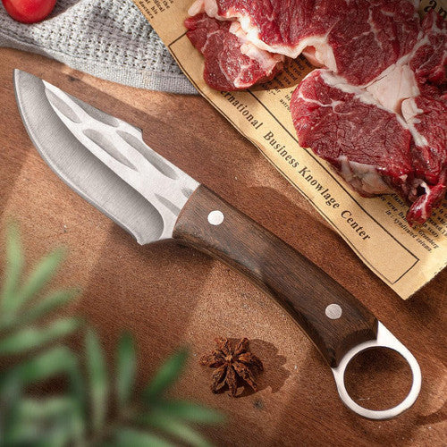 Couteau À Viande Avec Étui En Cuir