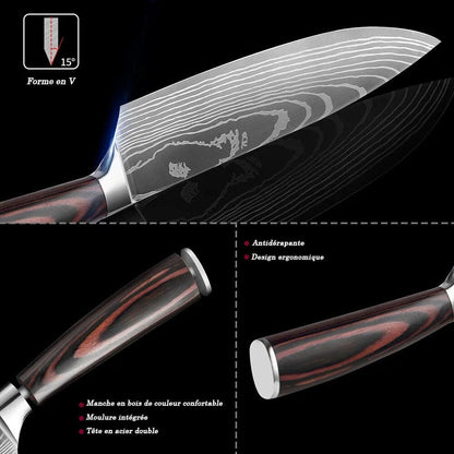 Couteau Japonais pour la Cuisine