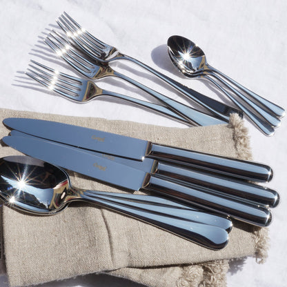Cutipol Atlantico Polished Silver 24-Piece Cutlery Set