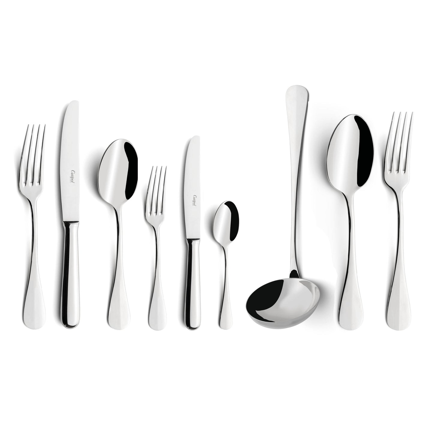 Polished Stainless Steel Cutlery Set by Cutipol