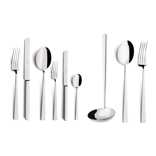 Cutipol Bauhaus 75 Piece Polished Stainless Steel Cutlery Set