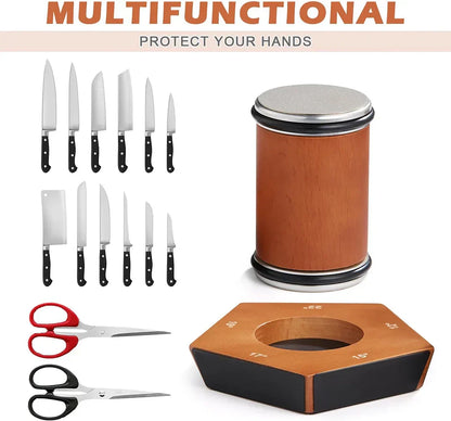 Set d'aiguisage de couteaux - Roulage manuel au diamant