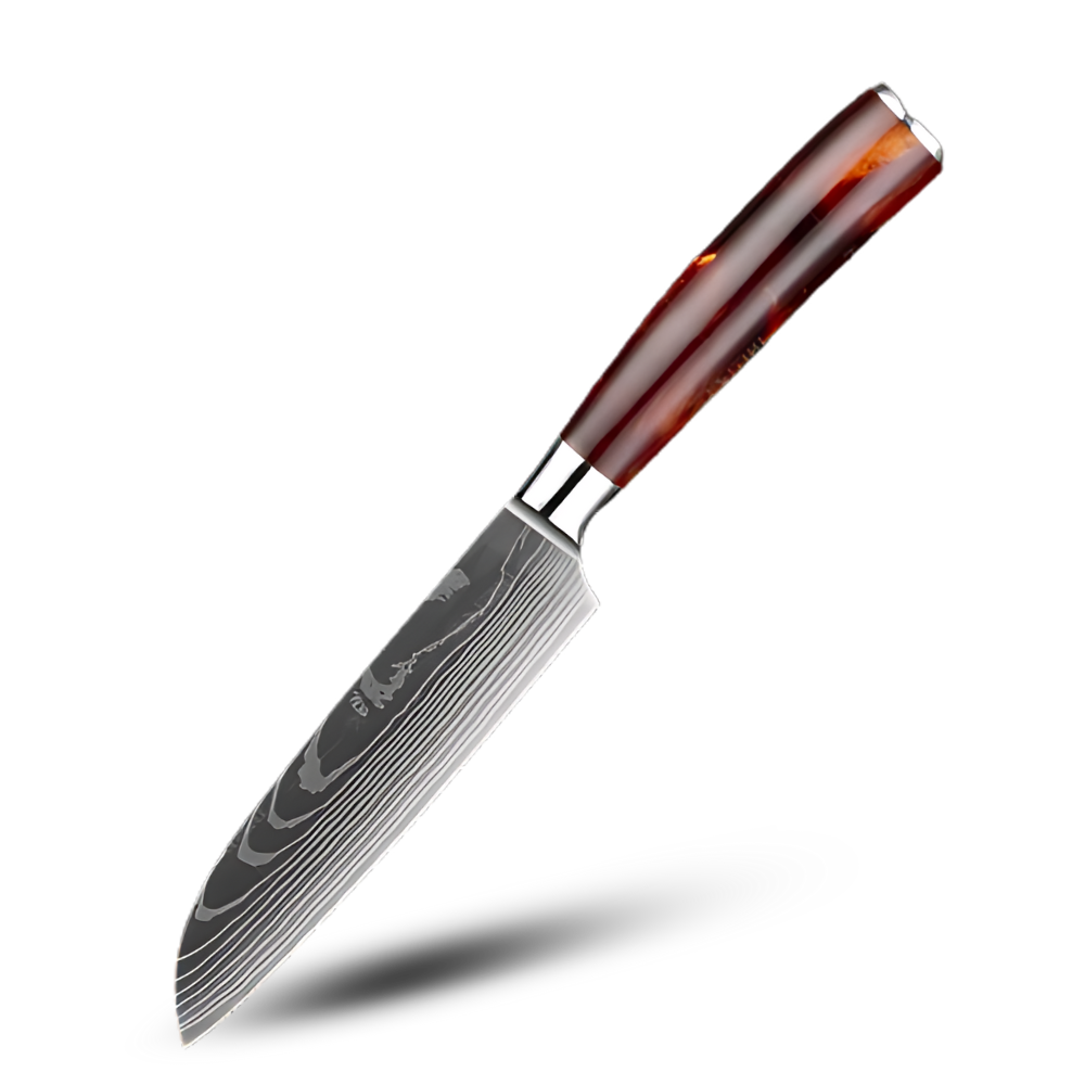 Série de couteaux japonais Terre de Feu

 -Couteau Nakiri - Ozerty