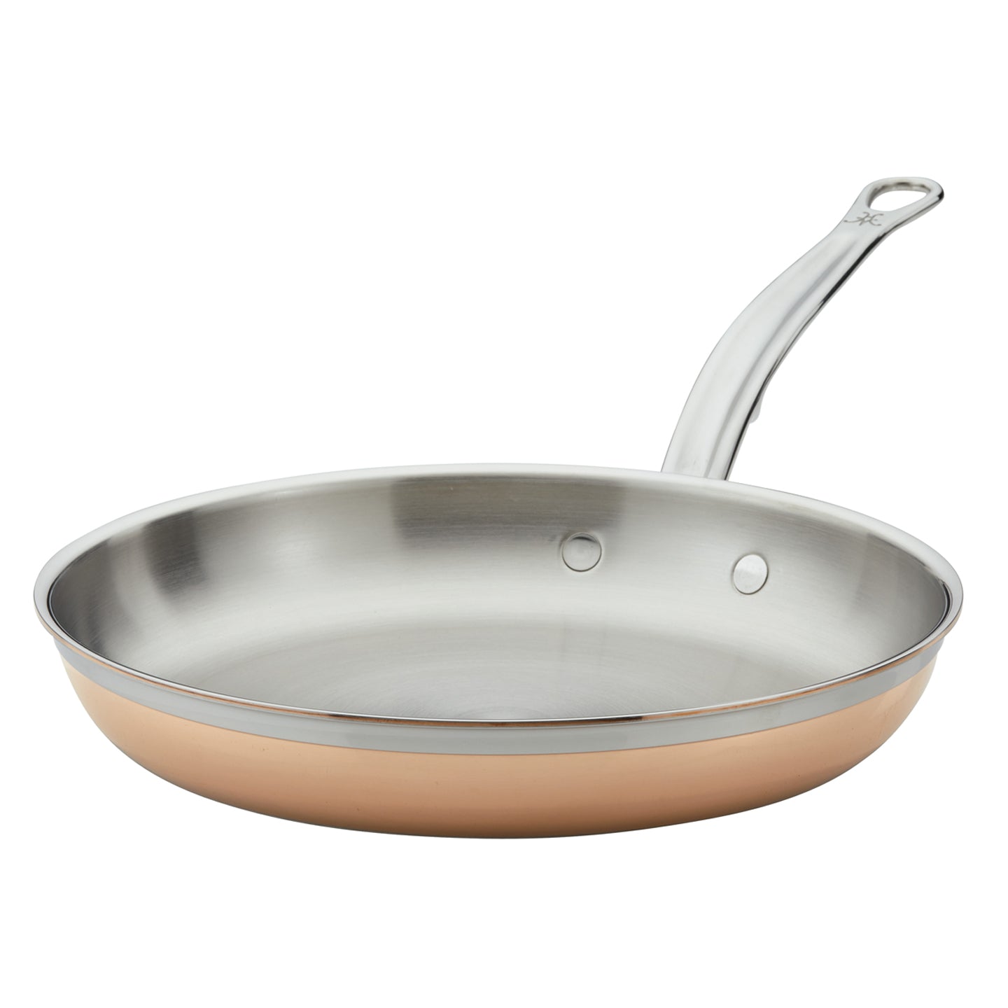 High-quality Hestan CopperBond Copper Frying Pan for induction cooking, ideal for chefs and home cooks