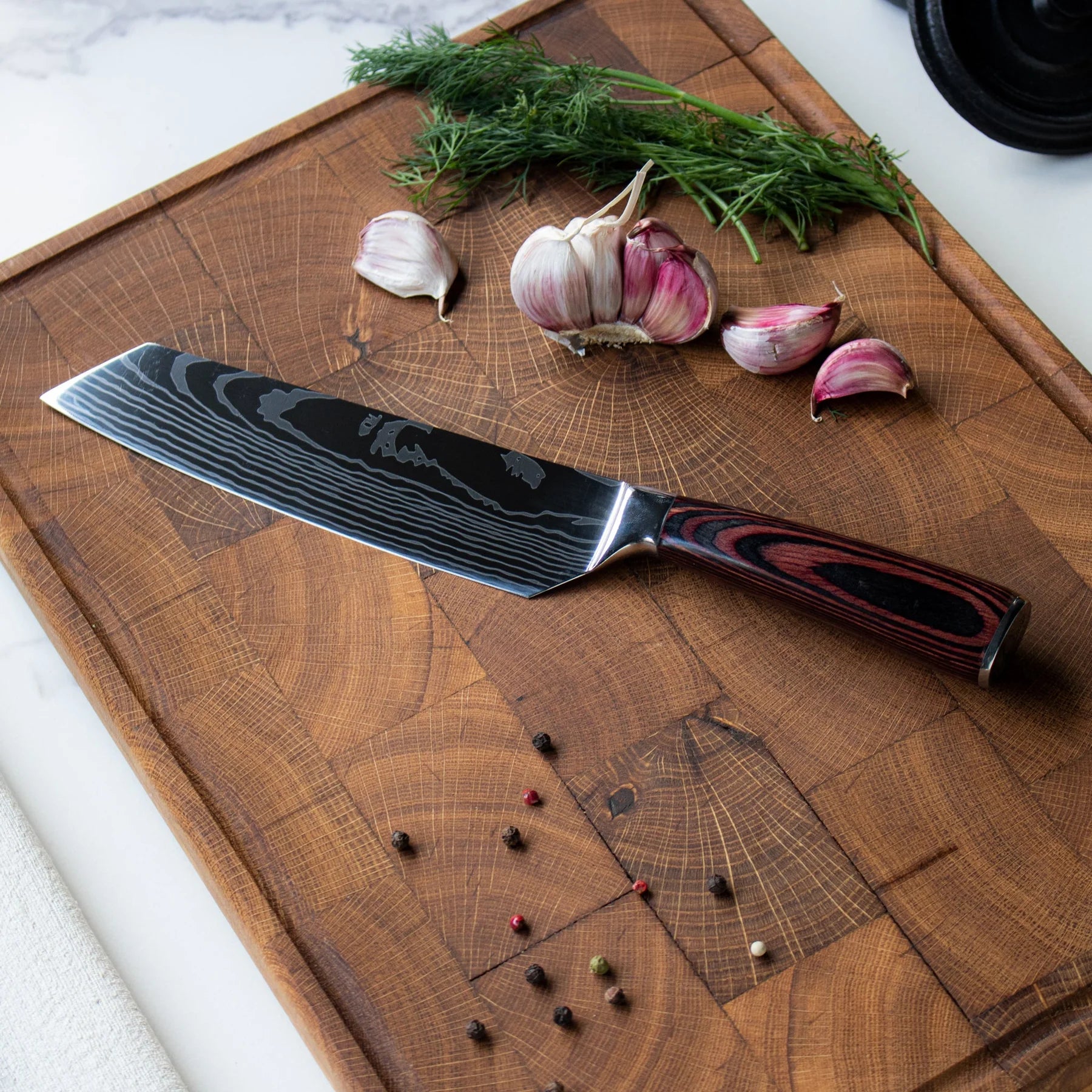 Couteau Suko - Chef Tanaka - Forest Wood