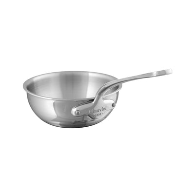Professional Mauviel M'Cook Curved Splay Saute Pan with high-quality construction