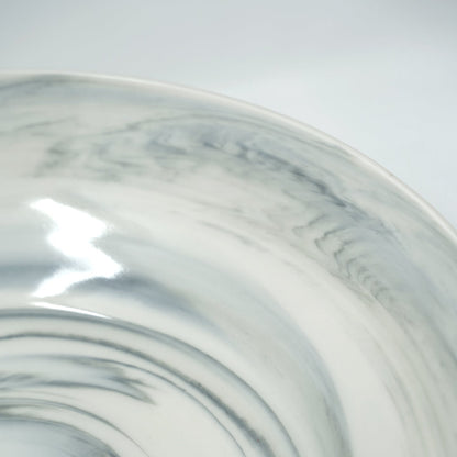 36cm Mihaly Herczeg wide bowl in Poivre, stylish and modern kitchenware piece.