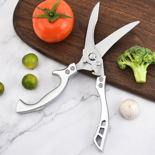 Ciseaux de cuisine polyvalents en acier inoxydable pour usage intensif