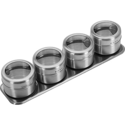 Pots de conservation en métal pour Épices Boîtes Hermétiques